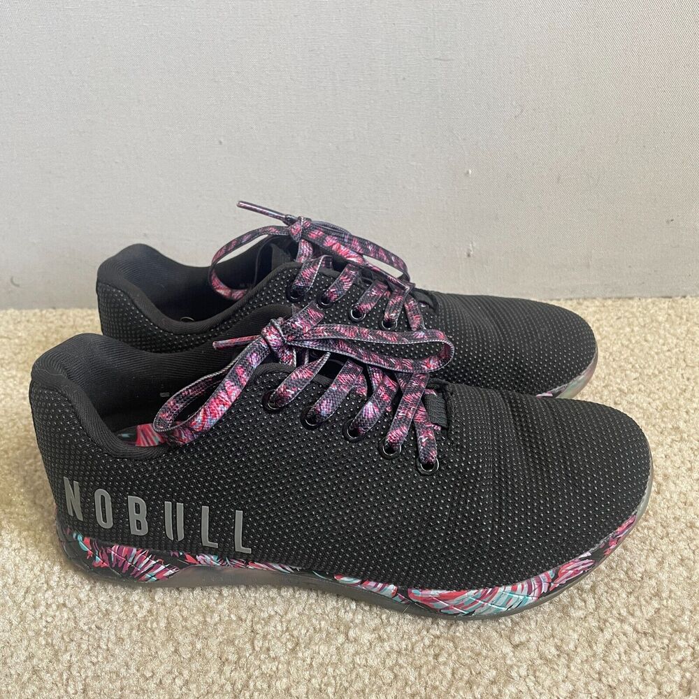 NOBULL Black and Pink Women's Sneakers